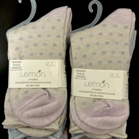 Lemon women’s heather soft socks - Picture 1 of 1